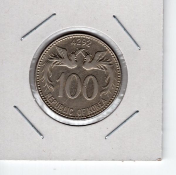 ѱ 100ȯ ȭ-̽¸ ʻ/׸-#54.1-̱ ʶǾ â -1959