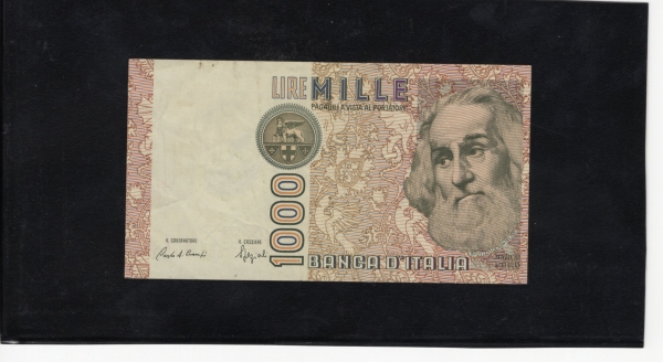 ITALIA-Ż-P109-MARCO POLO( )-1,000 LIRE-1982