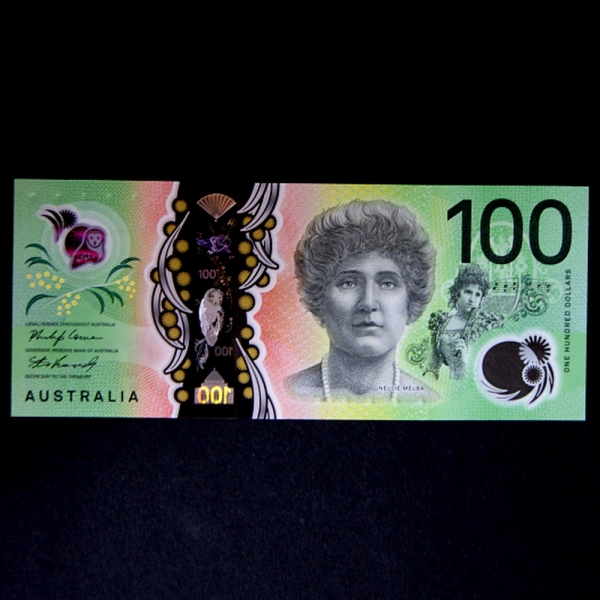 AUSTRALIA-Ʈϸ-POLYMER PLASTIC PAPER-100 DOLLARS-2002