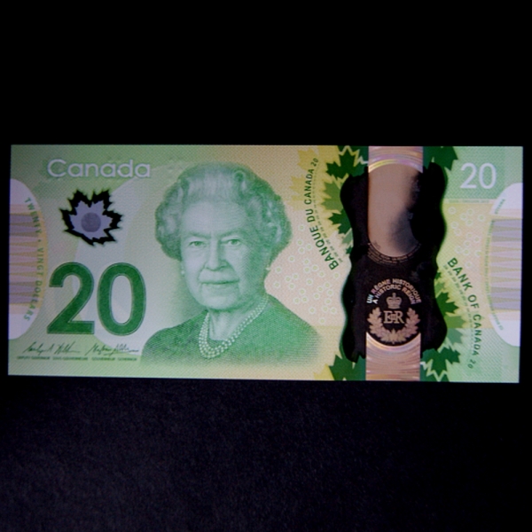 CANADA-ĳ-ELIZABETH 11(ں)-POLYMER PLASTIC PAPER-20 DOLLARS-2012