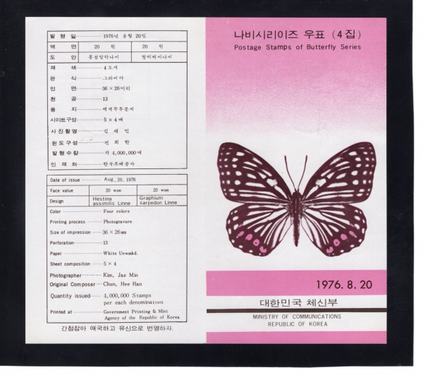 ����ø���-��4��-��ǥ���� �ȳ�ī��-1976.8.20��