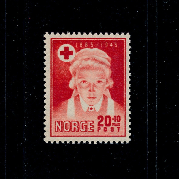NORWAY(븣)-#B42-20+10o-RED CROSS()-1945.9.22