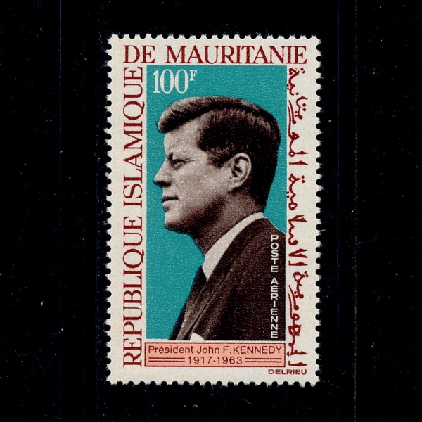 MAURITANIA(��Ÿ��)-#C40-100f-PRES. JOHN F. KENNEDY(�ɳ׵�)-1964.12.7��