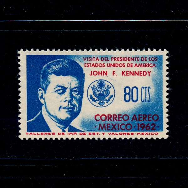 MEXICO(߽)-#C262-80c-PRES. JOHN F. KENNEDY(ɳ׵)-1962.6.29