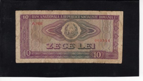 ROMANIA-縶Ͼ-#94-10 LEI-1966