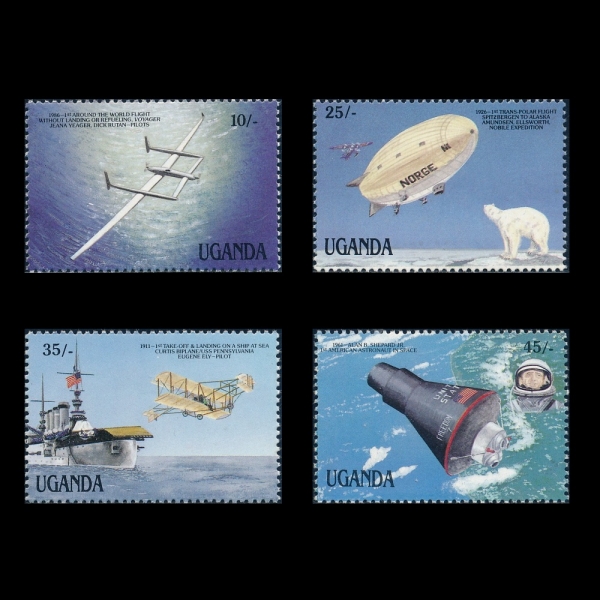 UGANDA(찣)-#A68(4)-TRANSPORTATION INNOVATIONS( )-1987.8.14