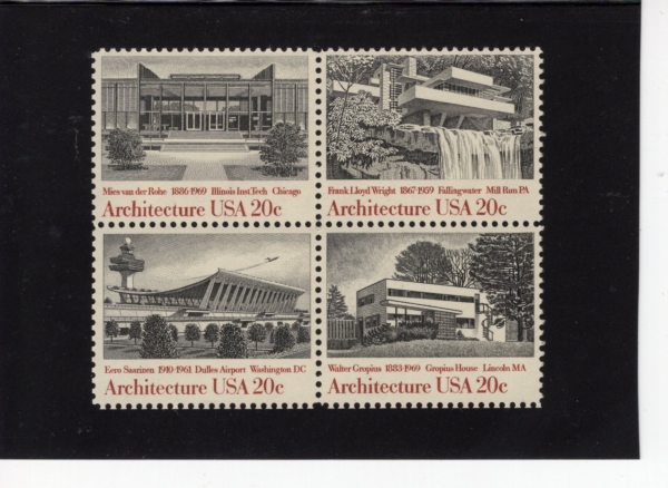 UNITED STATES(̱)-#2019~22(4)-AMERICAN ARCHITECTURE(̱ )-1982.9.30
