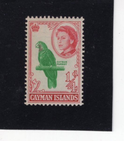 CAYMAN ISLANDS(̸ )-#153-1/4c-CAYMAN PARROT(̸ ޹)-1962.11.28