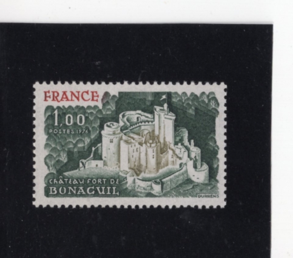 FRANCE()-#1469-1f-CHATEAU FORT DE BONAGUIL( )-1976.7.10