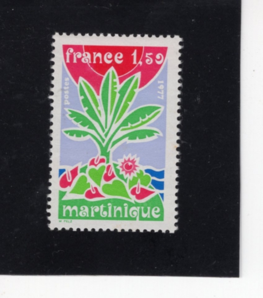 FRANCE()-#1508-1.50f-MARTINIQUE(Ƽũ)-1977.1.29