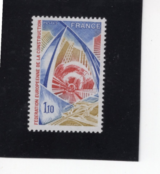 FRANCE()-#1540-1.10fr-MODERN CONSTRUCTION( )-1977.5.21