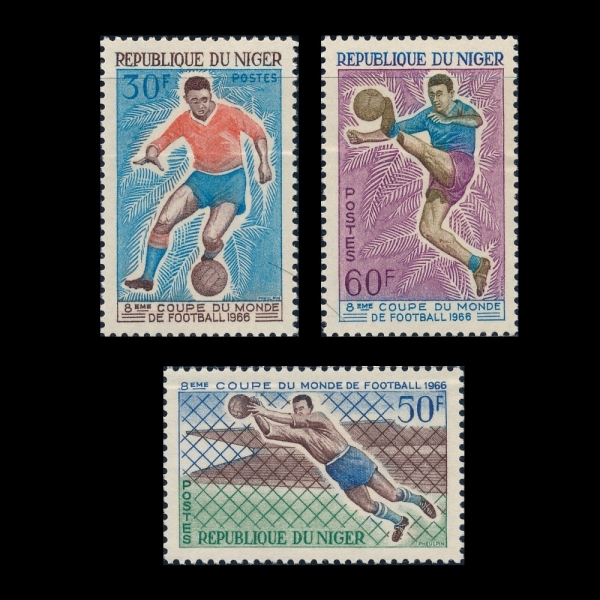 NIGER()-#172~4(3)-8TH WORLD CUP SOCCER CHAMPIONSHIPS, ENGLAND(1966 FIFA , )-1966.6.17