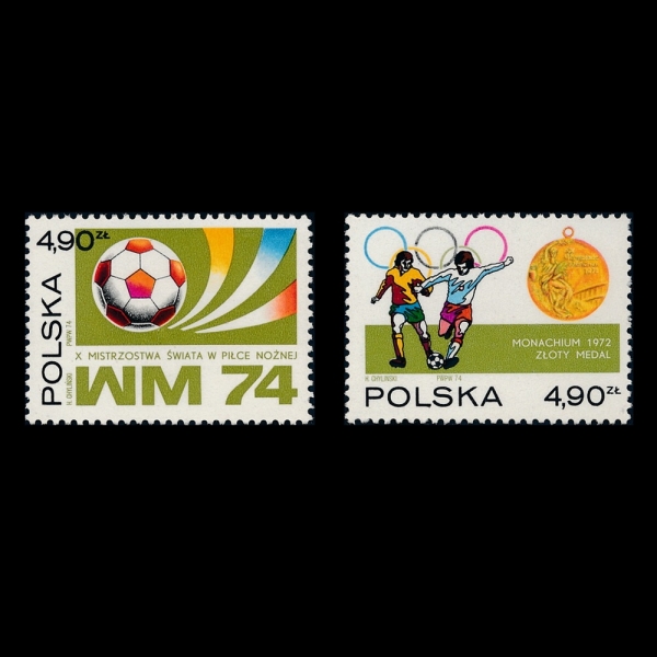 POLAND()-#2036~7(2)-WORLD CUP SOCCER CHAMPIONSHIPS, MUNICH(1966 FIFA , )-1974.6.15