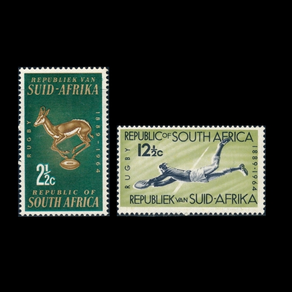 SOUTH AFRICA(īȭ)-#301~2(2)-SOUTH AFRICAN RUGBY BOARD, 75TH ANNIV.(ī ȭ  75ֳ)-1964.5.8
