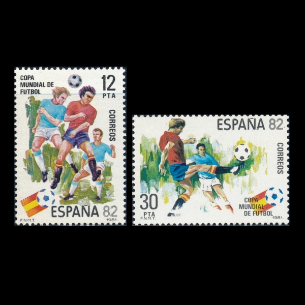 SPAIN()-ֱ-#2234~5(2)-1982 WORLD CUP SOCCER CHAMPIONSHIPS, SPAIN(1982 FIFA , )-1981.5.2