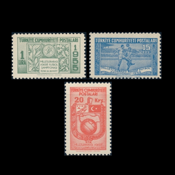 TURKEY(ƢŰ)-#1160~2(3)-INTL. MILLITARY SOCCER CHAMPIONSHIP GAMES, ISTANBUL( и͸, ౸ )-1955.8.30