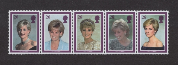 GREAT BRITAIN()-#1791~5(5)-DIANA, PRINCESS OF WALES(  ֳ̾)-1998.2.3