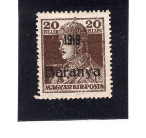 HUNGARY(밡)-#7N16-20f-CHARLES IV( 4)-1919