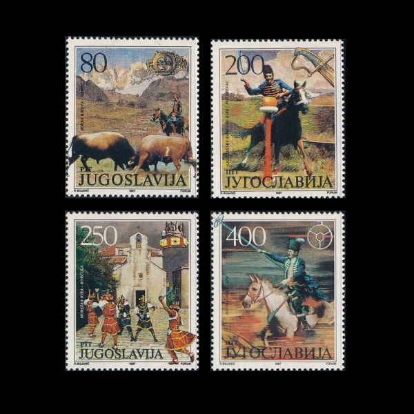 YUGOSLAVIA()-#1873~6(4)-TRADITIONAL COMPETITIONS(   )-1987.12.10