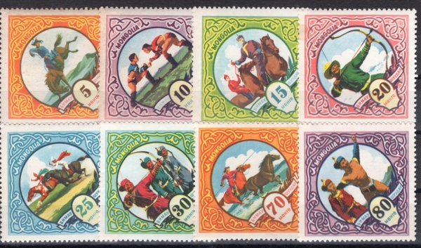 MONGOLIA()-#160~7(8)-MONGOL SPORTS( )-1959.6.6