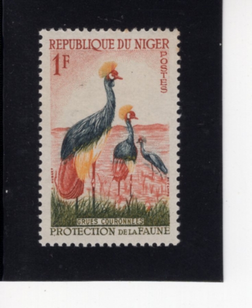 NIGER()-#91-1fr-CRESTED CRANES(ȸ հ η)-1959