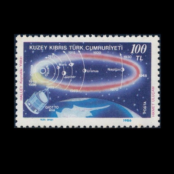 TURKISH REPUBLIC OF NORTHERN CYPRUS(Űν)-#190-100 I-HALLEY\
