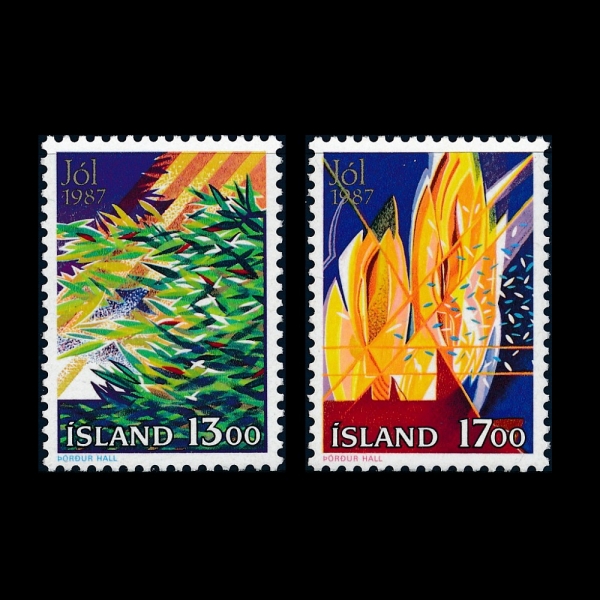 ICELAND(̽)-#652~3(2)-CHRISTMAS(ũ)-1987.10.21