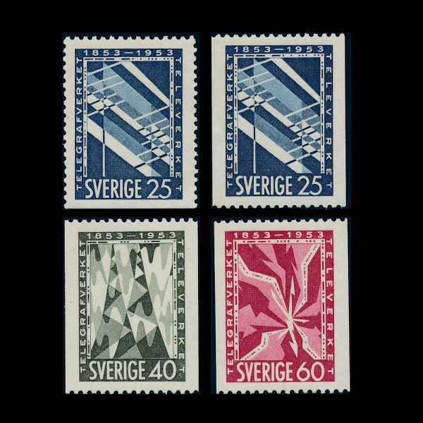 SWEDEN()-#152~5(4)-\"TELEPHONE\"(ȭ)-1953.11.2