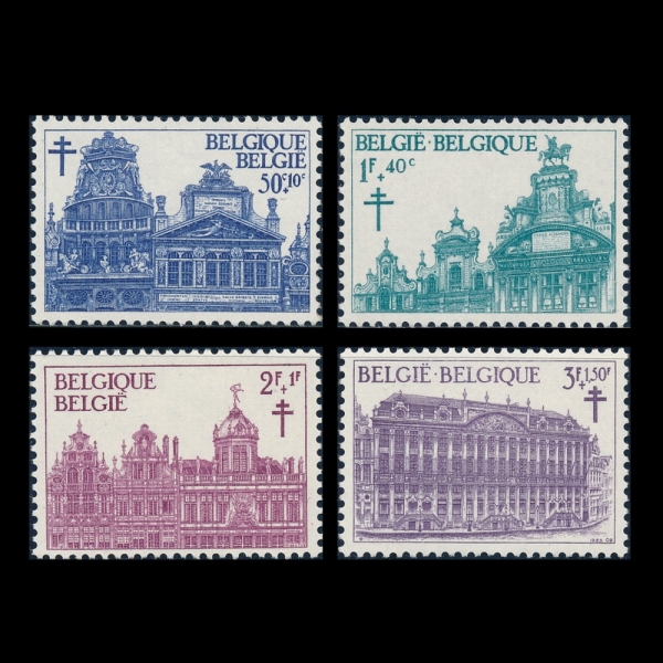 BELGIUM(⿡)-#B784~7(4)-ARCHITECTURE AND ANTI-TUBERCULOSIS(, װ)-1965.12.4