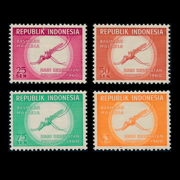 INDONESIA(ε׽þ)-#502~5(4)-ANOPHELES MOSQUITO(Ƴ緹 )-1960.11.12