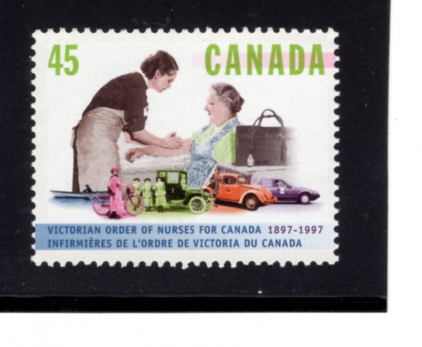 CANADA(ĳ)-#1639-45c-VICTORIAN ORDER OF NURSES FOR CANADA, CENT.(丮 ȣ )-1997.5.12