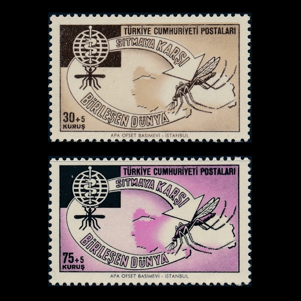 TURKEY(ƢŰ)-#B88~9(2)-MALARIA ERADICATION(󸮾 )-1962.4.7