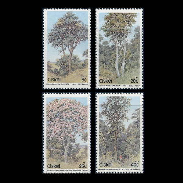 SOUTH AFRICA-CISKEI(ý)-#46~9(4)-TREES()-1983.2.2