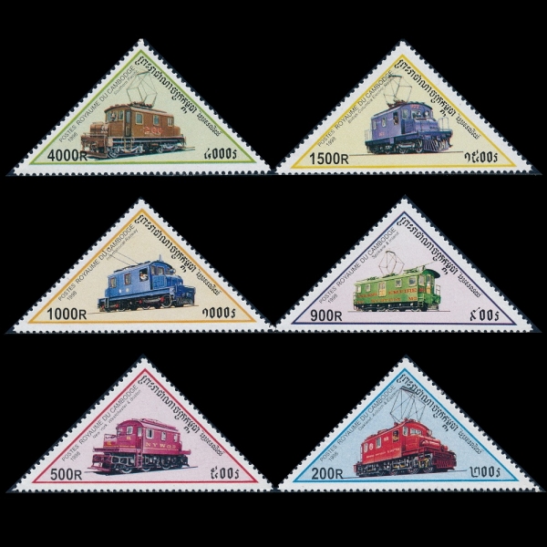 CAMBODIA(į)-#1730~2a~b(6)-TRAINS()-1998.3.2