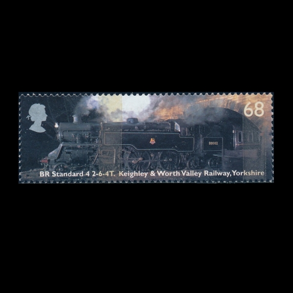 GREAT BRITAIN()-#2177-68p-LOCOMOTIVE()-2004.1.13