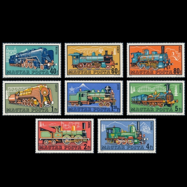 HUNGARY(밡)-#2123~30(8)-LOCOMOTIVES()-1972.2.23