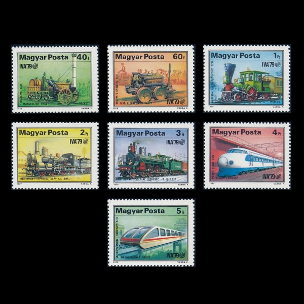 HUNGARY(밡)-#2573~9(7)-RAILROAD DEVELOPMENT(ö Ǽ)-1979.6.8