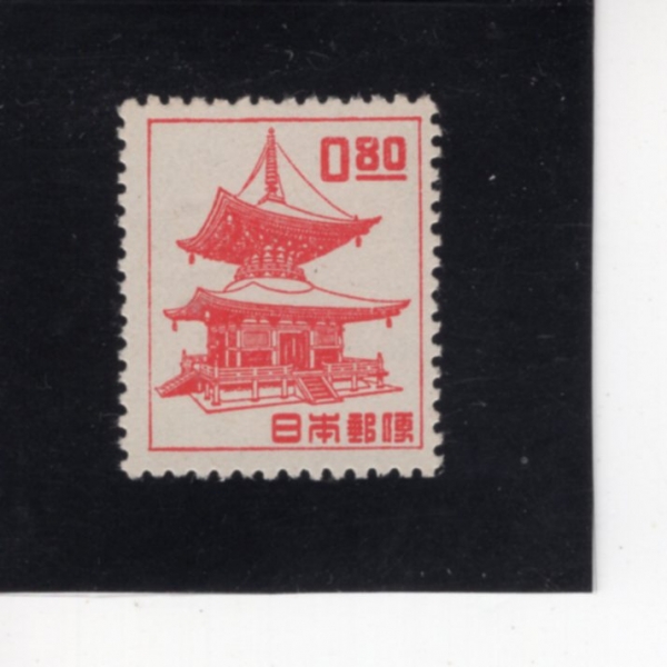 JAPAN(Ϻ)-#509-80s-ISHIYAMA-DERA PAGODA(̽þ߸)-1951