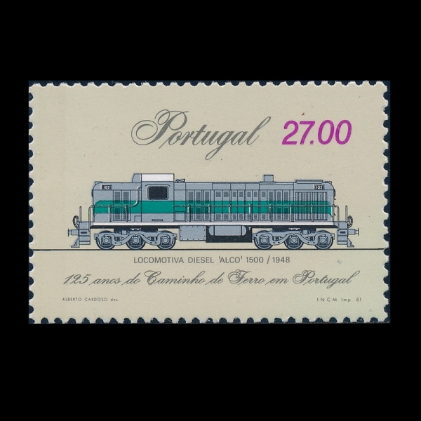PORTUGAL()-#1514-27e-LOCOMOTIVES( )-1981.10.28