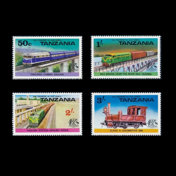 TANZANIA(źڴϾ)-#64~7(4)-RAIL TRANSPORT IN EAST AFRICA(ö  )-1976.10.4
