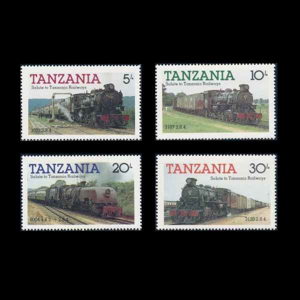TANZANIA(źڴϾ)-#271~4(4)-TANZANIA RAILWAYS LOCOMOTIVES( )-1985.10.7