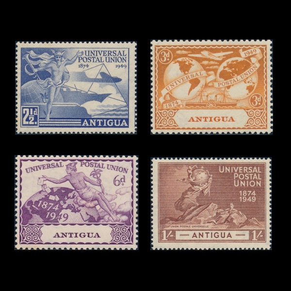 ANTIGUA(Ƽ)-#100~3(4)-UPU(Ϲ  )-1949.10.10