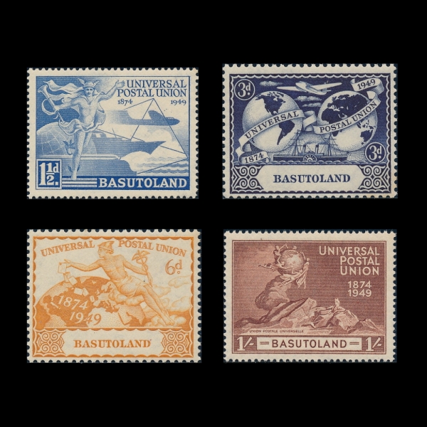 BASUTOLAND(ټ)-#41~4(4)-UPU(Ϲ  )-1949.10.10