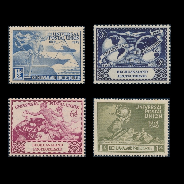 BECHUANALAND PROTECTORATE(߾Ƴ ȣ)-#149~52(4)-UPU(Ϲ  )-1949.10.10