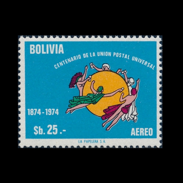 BOLIVIA()-#C358-25b-CENT. OF UPU(Ϲ  )-1975.12.7