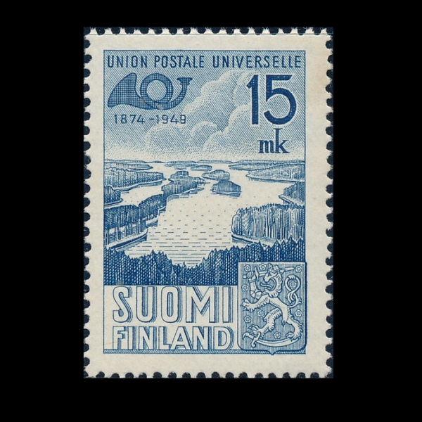 FINLAND(ɶ)-#290-15m-UPU 75TH ANNIV.(Ϲ  )-1949.10.8
