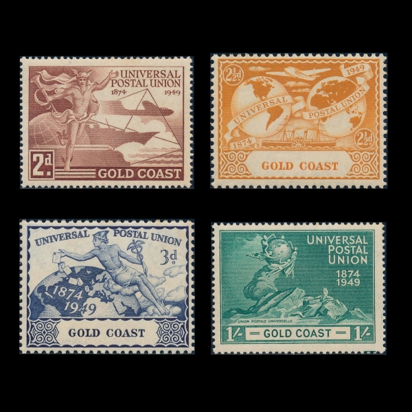 GOLD COAST(񷣵)-#144~7(4)-UPU(Ϲ  )-1949.10.10