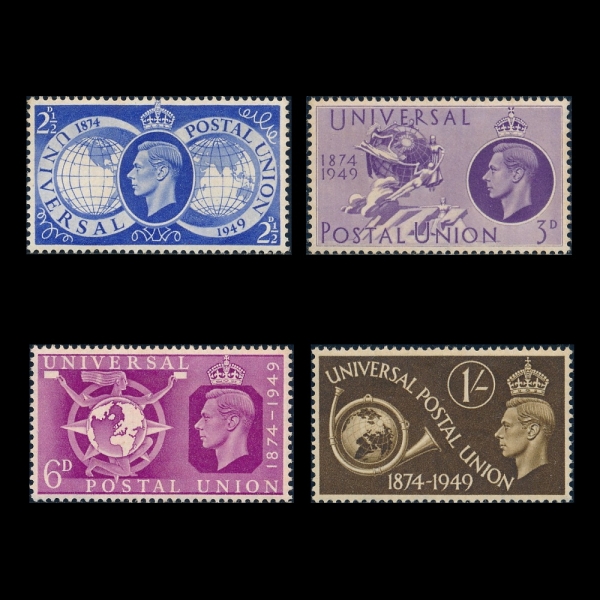 GREAT BRITAIN()-#276~9(4)-UPU(Ϲ  )-1949.10.10