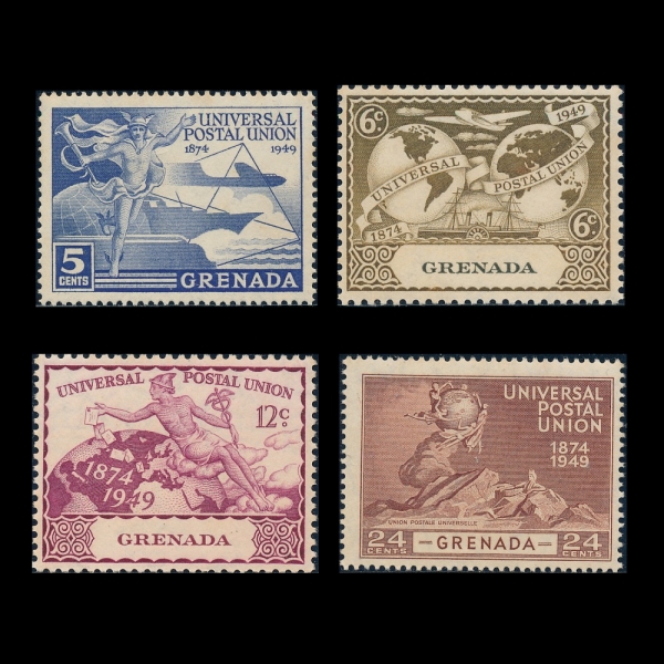 GRENADA(׷)-#147~50(4)-UPU(Ϲ  )-1949.10.10