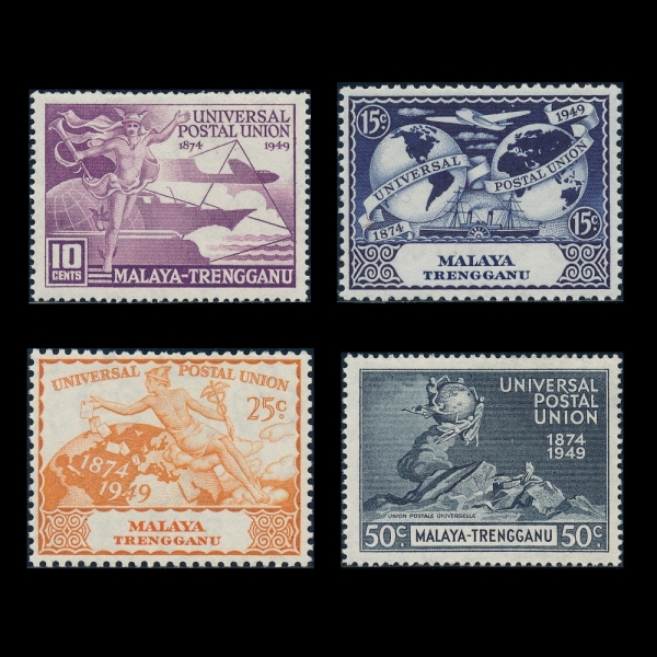 MALAYA-SELANGOR()-#76~9(4)-UPU(Ϲ  )-1949.10.10